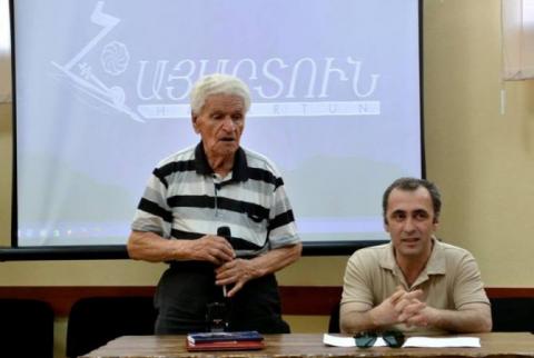 100-year-old Harutyun tells Georgians how his family survived from Armenian Genocide
