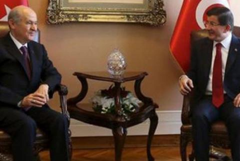Թուրքիայի «Ազգայնական շարժում» կուսակցությունը հրաժարվել է կոալիցիա կազմել իշխող ուժի հետ