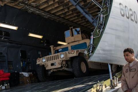 ԱՄՆ-ն ռազմական մեքենաների հերթական խմբաքանակն է փոխադրել Ուկրաինա