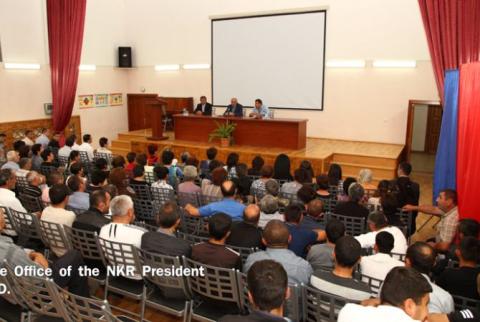 Bako Sahakyan visits village Vank which becomes tourist center