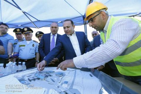 Премьер-министр РА  Овик  Абрамян ознакомился с ходом модернизации КПП «Баграташен»