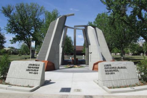 Памятник жертвам Геноцида армян во Фресно будет восстановлен через неделю