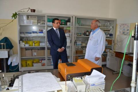 Արմեն Մուրադյանը բարձր է գնահատել Աշոցքի «Տիրամայր Նարեկ» հիվանդանոցի գործունեությունը