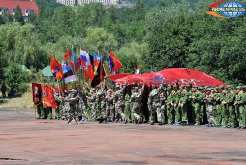 В Цахкадзоре состоялось открытие 12го Международного молодежного образовательного сбора военно-спортивных организаций «СОЮЗ-2015 — Наследники Победы» Армения