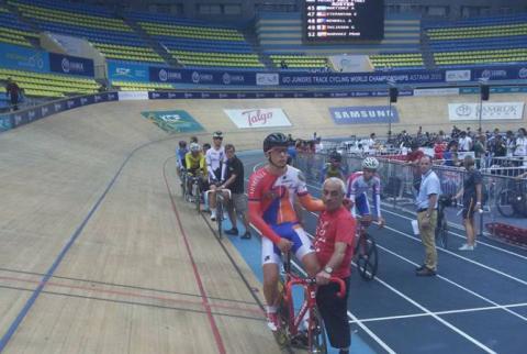 Edgar Stepanyan becomes vice-champion of Junior Track Cycling World Championship