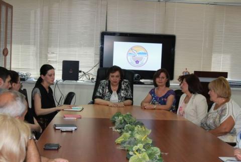 Ministry of Diaspora hosts American Armenian benefactor Silva Chakmakchian