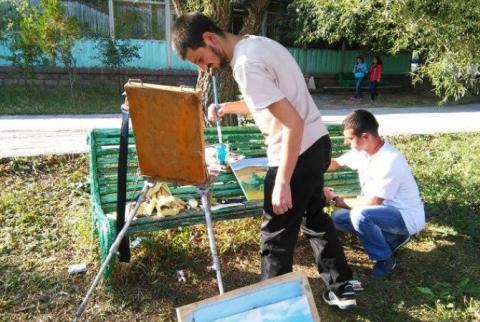«Մինասի գույներով» նկարչական մրցույթը Շիրակում համախմբել է 45 արվեստագետների 