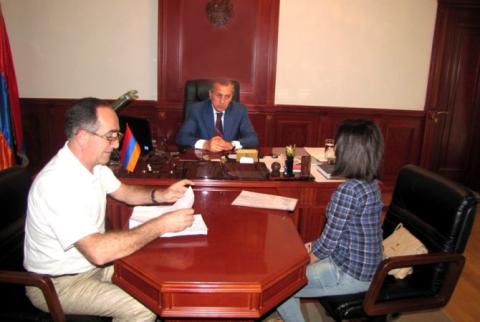 Governor of Syunik receives citizens in Kapan