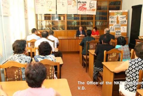 Government to improve working and social conditions of Stepanakert Republican Library