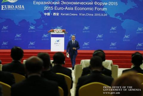 Hovik Abrahamyan: Armenia ready to actively engage in creation of Silk Road
