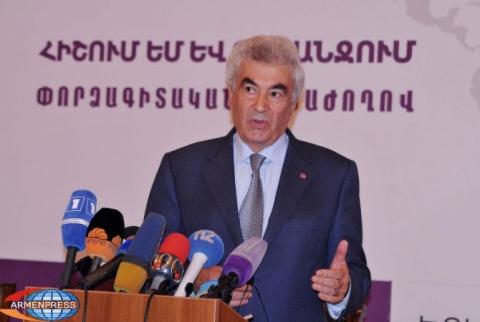 Gagik Harutyunyan submitted legal issues package on elimination of Armenian Genocide consequences to Armenian President