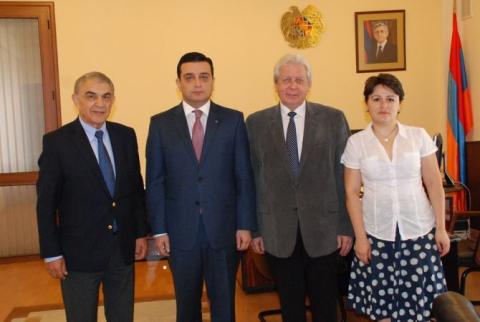 Արմեն Մուրադյանը ռուս մասնագետի հետ քննարկել է դեռահասների առողջության պահպանմանն առնչնող հարցեր 