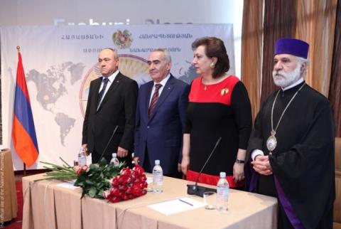 Galust Sahakyan attends event dedicated to 7th anniversary of establishment of Ministry of Diaspora
