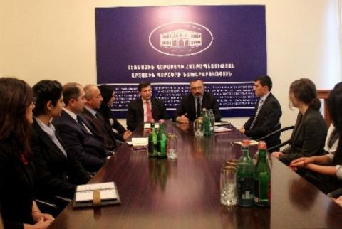 Nagorno Karabakh Foreign Minister receives students of Armenia`s Diplomatic School