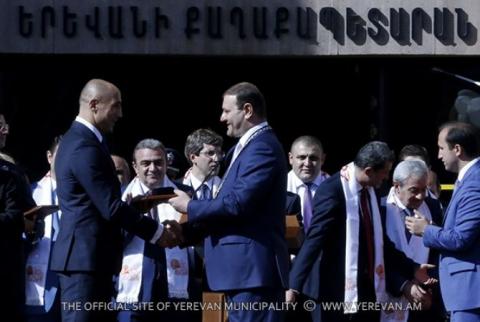 Arthur Abraham: Every citizen dreams to become Yerevan’s honorary citizen
