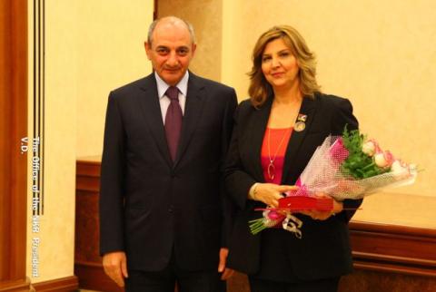 Bako Sahakyan receives delegates of Pan-Armenian Assembly of Armenian Relief Society