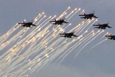 Russian air forces bombed 49 positions of terrorists