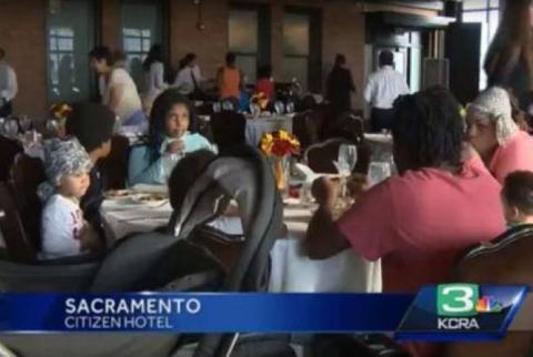 Canceled wedding becomes feast for homeless