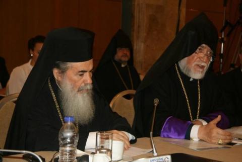 His Holiness Aram I makes address at “Religious and Cultural Pluralism and Peaceful Coexistence in the Middle East” international conference 