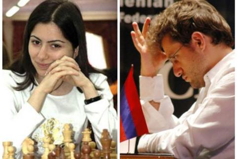 Levon Aronian and Lilit Mkrtchian draw at European Chess Club Cup