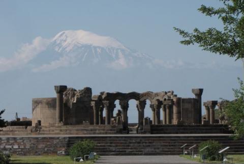 Զվարթնոց տաճարը հոկտեմբերի 24-ի երեկոյան կլուսավորվի կապույտ լույսով 