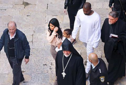 Kim and Kanye to baptize newborn son in Armenian church of Jerusalem: Israel National News