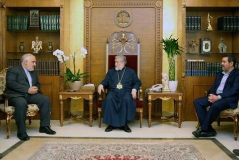 His Holiness Aram I receives Ambassador of Iran