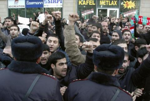 5 policemen and 3 citizens injured during protests against price hikes in Azerbaijan