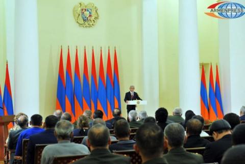 Вооруженные силы Армении стали теми первыми камнями, которые были заложены в фундамент нашего государственного строительства: президент