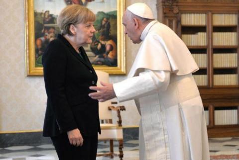 Меркель разозлило сравнение папой римским Европы с неплодовитой женщиной