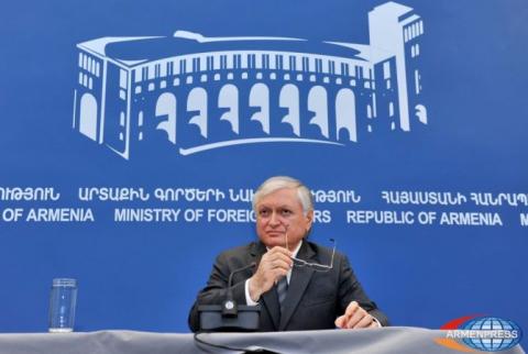 Azerbaijan responsible for maintaining the status quo: Edward Nalbandian