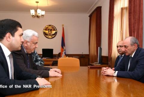 Bako Sahakyan meets Armenian Polytechnic University Rector