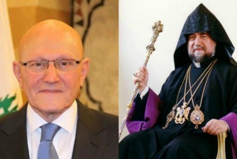 Catholicos Aram I thanks Lebanese PM for NKR position