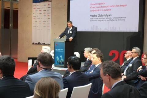 Deputy Prime Minister Vache Gabrielyan participates in 4th annual East Forum Berlin