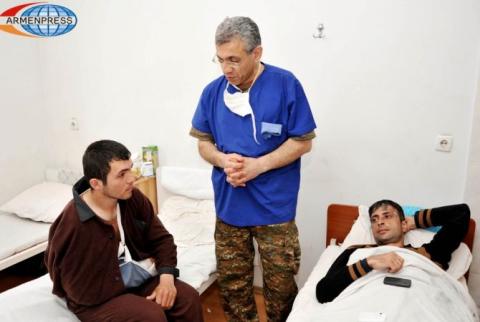 87 wounded discharged from hospital 