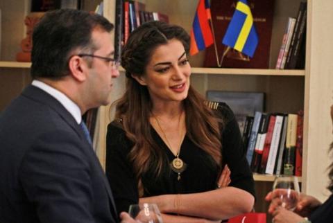 “Eurovision-2016” Armenian delegation meets Armenian Ambassador to Sweden