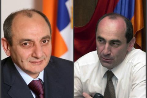 Bako Sahakyan and Robert Kocharyan discuss consequences of Azerbaijani aggression against Artsakh