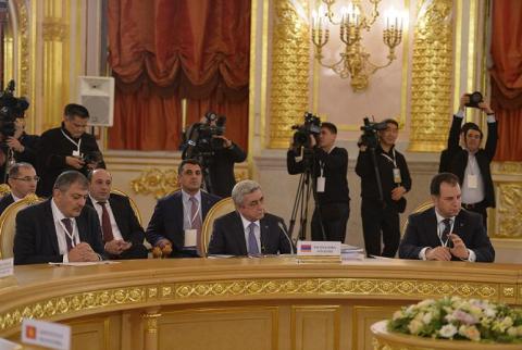 President of Armenia to participate in Supreme Eurasian Economic Council session in Astana