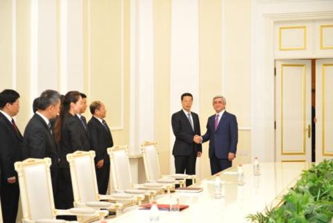 Armenian President: Development of Armenian-Chinese relations among Armenia’s foreign priorities