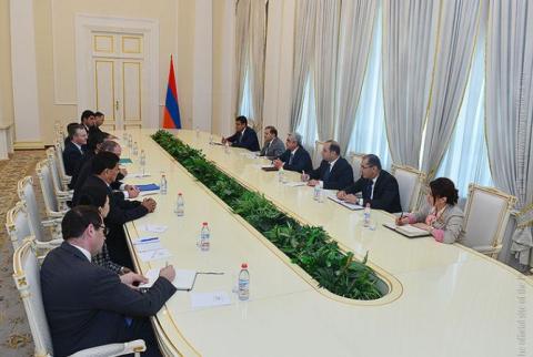 Serzh Sargsyan highly appreciates Asian Development Bank’s activities in Armenia