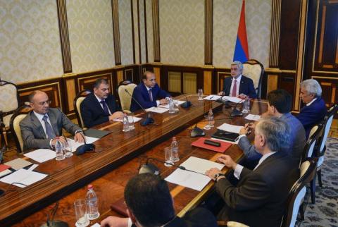 President Sargsyan convenes National Security Council session