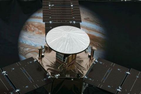 'Welcome to Jupiter!' NASA's Juno space probe arrives at giant planet