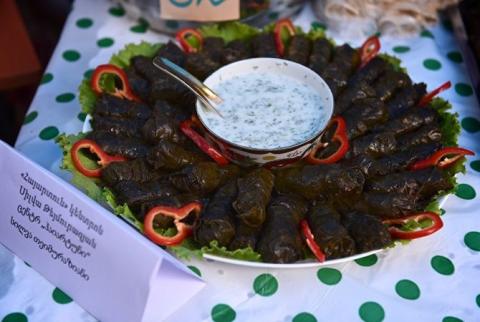 Dolma festival-competition held in Tbilisi, Georgia 