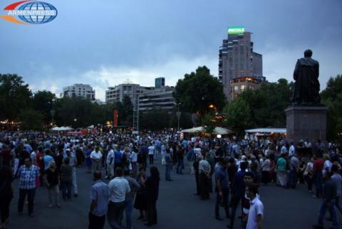 На площади Свободы состоялся очередной митинг