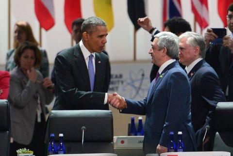 President Sargsyan congratulates Barack Obama on 55th birthday 