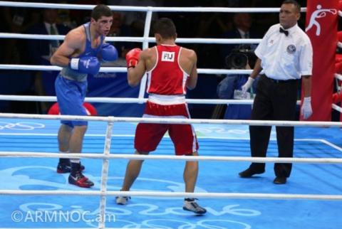 Rio 2016: Armenian welterweight boxer Vladimir Margaryan wins first bout 