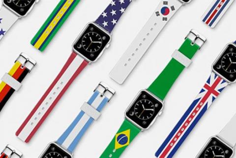 Olympics-themed Apple watch bands hit market