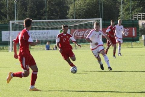 Armenian U19 Soccer Team suffers second consecutive loss to Belarusian team 