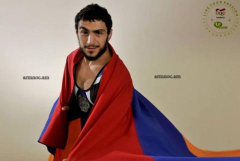 Rio 2016 – Armenian wrestler Mihran Harutyunyan defeats Azerbaijani wrestler and will compete in finals
