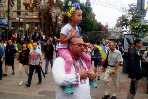 Ukraine celebrates 25th anniversary of Independence